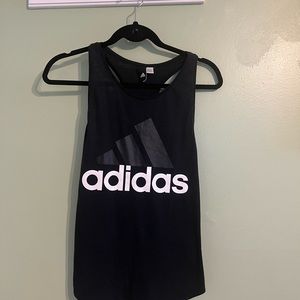 Black adidas tank top. Size extra small.